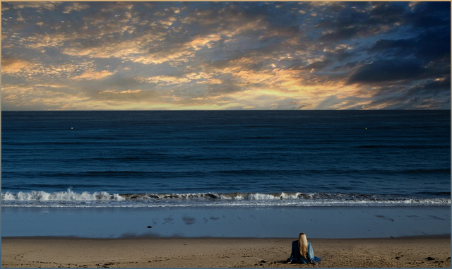 Méditation plage