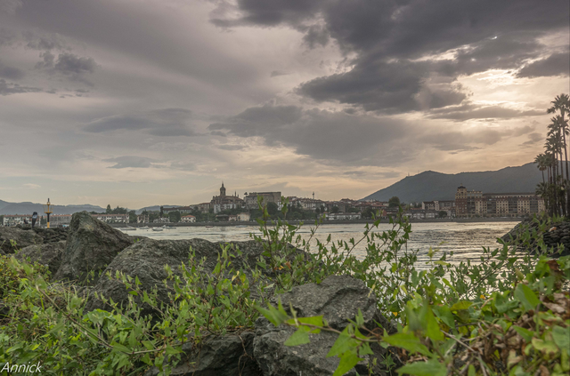 Irun vu d'hendaye